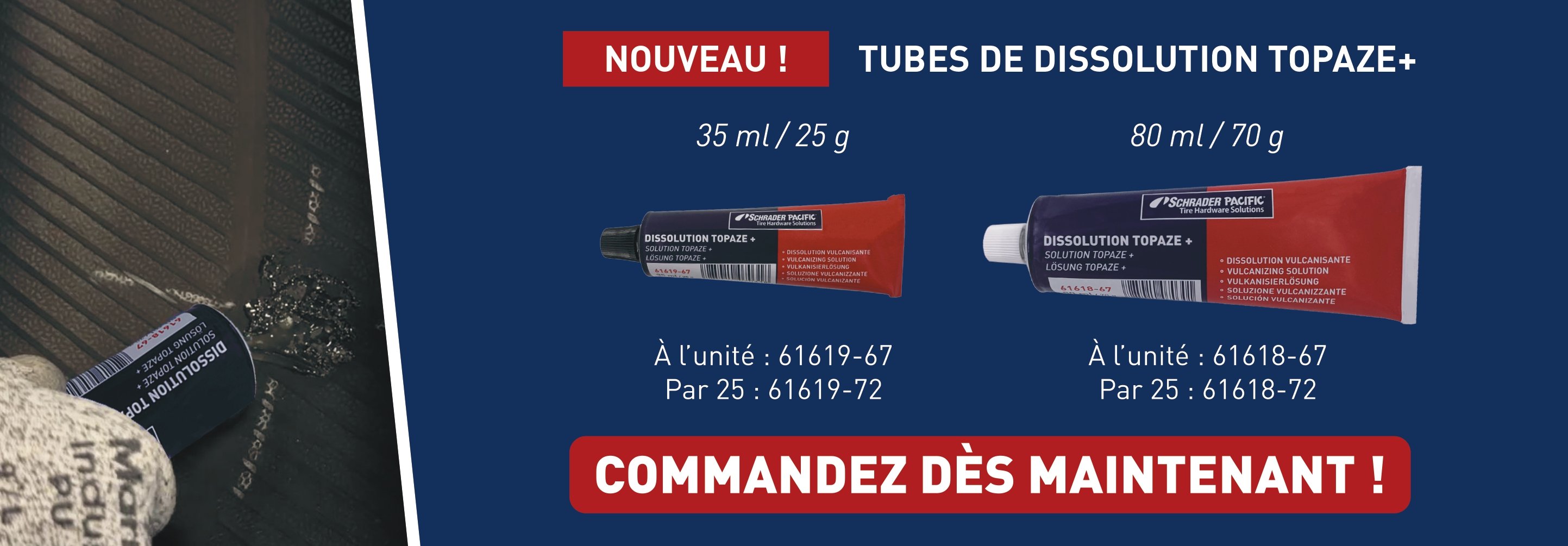 Tubes de dissolution TOPAZE+