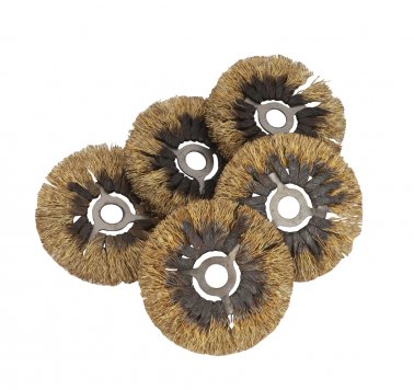 Jeu de 5 brosse pour caoutchouc Ø90mm ep35mm