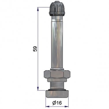 Valve Pour Jante Alcoa TR543 10Pcs