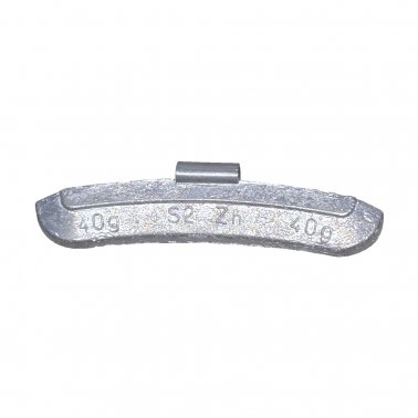 boite de 50pcs de masses a ressort 40g en zamak brut