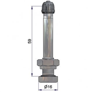 Valve Pour Jante Alcoa TR543 10Pcs