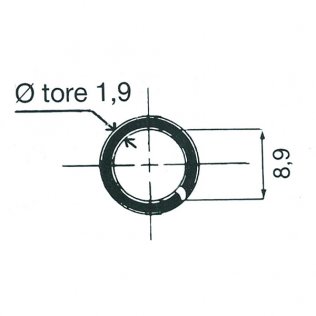 Joint torique 8,9X1,9 10pcs