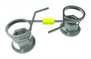 Checklock SQ 27mm Entraxe 205mm 6 Écrous