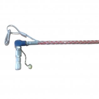 Flexibles hydrauliques anti-fouettement 2,50m M G1/4 NPT (racc rapide)