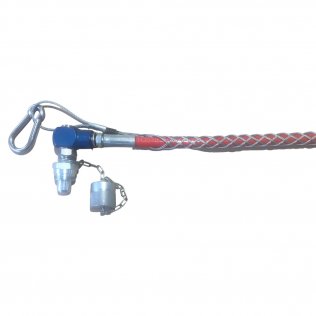 Flexibles hydrauliques anti-fouettement 3,60m M G1/4 NPT (à visser)