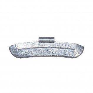 boite de 50pcs de masses a ressort 35g en zamak brut