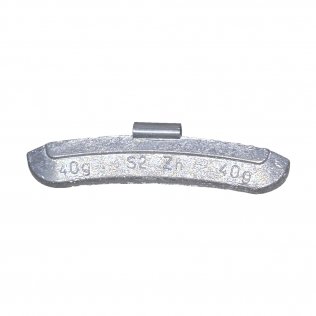 boite de 50pcs de masses a ressort 40g en zamak brut