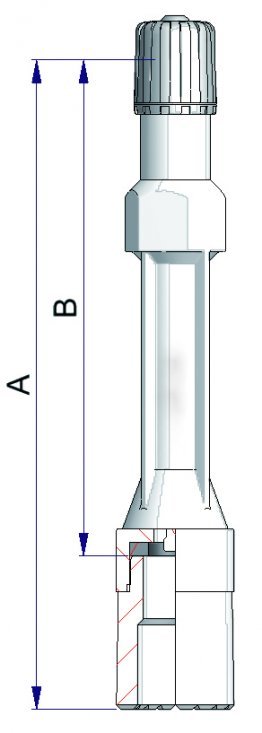 Rallonge rigide plastique jupe longue 180mm 10pcs