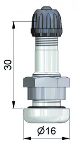 Valve Alliage Léger Ø9,7 10Pcs