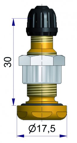 Valve Tubeless Camping-car 10Pcs