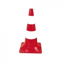 Cône de circulation en plastique - 50 cm