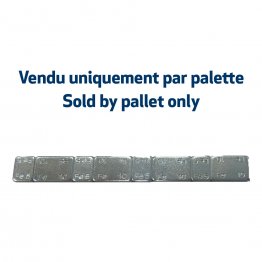 100 Barrettes De Masses Adhésives Acier 60g