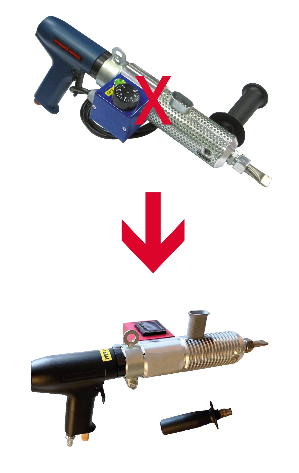 changement-extrudeur
